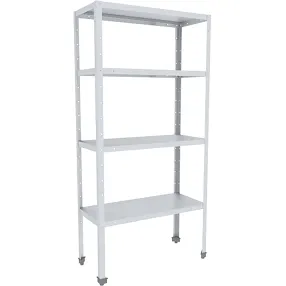 стеллаж металлический для кухни стандарт скк-8/4 снк-п 1850х800х400 полностью из нерж. стали, перф.