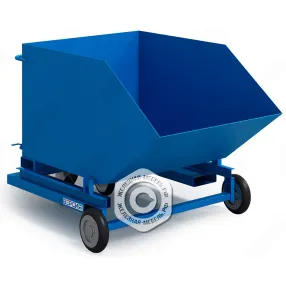 контейнер металлический опрокидывающийся ко-03 на колёсах