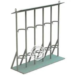 стойка для 5-ти газовых баллонов на 40 литров сгмк-05 с крышей