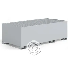 поддон металлический для 2-х еврокубов, 2180 литров