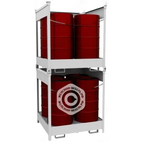 поддон для 4-х бочек штабелируемый пбш-04-01 (открытый)