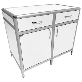 стол-тумба лабораторная med 12.006al (белый)