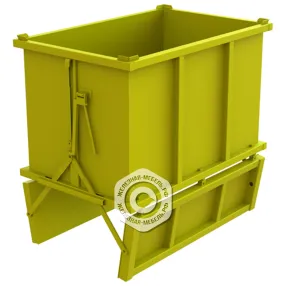 контейнер металлический с откидным дном кг м-310