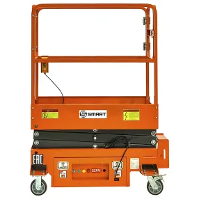 подъемник ножничный несамоходный sjy-0.3-3.9 (0,3т/3.9м, 220v) smart