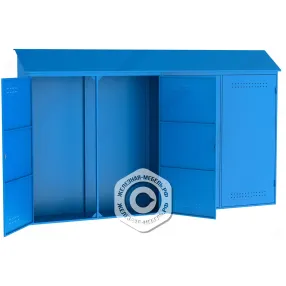 металлический шкаф для рампы 4000х500х2400 мм