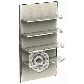 стеллаж торговый торцевой без базы 25 серия