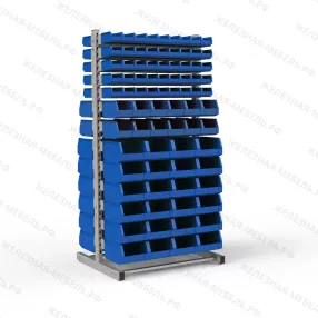 стеллаж двусторонний №141 (1835х950х760)