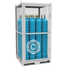 клеть для 16-ти кислородных газовых баллонов кдр-16