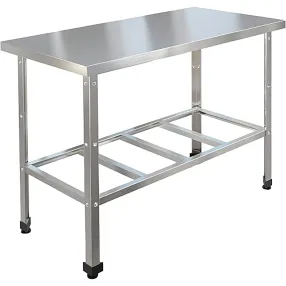 стол производственный без борта с полкой решеткой сп-5/7-р-эц
