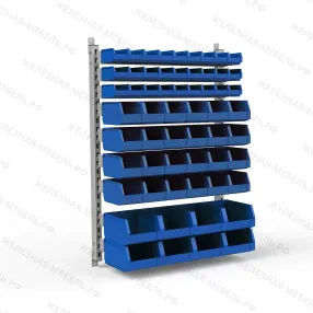 стеллаж настенный №188 (1370х950х63)