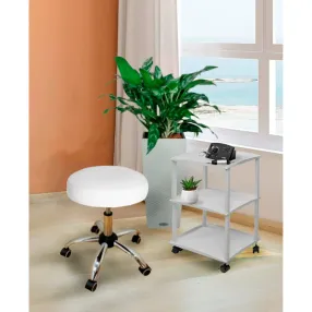 стул мастера монро-мини на металлическом каркасе (ф50 см) хром