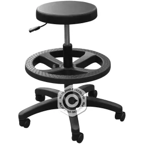 табурет лабораторный с полиуретановым сиденьем т10-в
