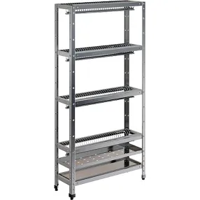 стеллаж для сушки посуды c кассетами из нержавеющей стали стпт-430-9/4-эн