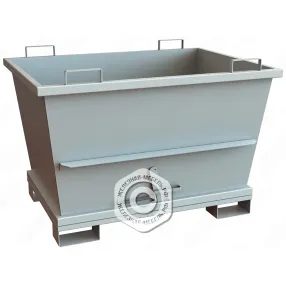 контейнер металлический с откидным дном ко-1,25