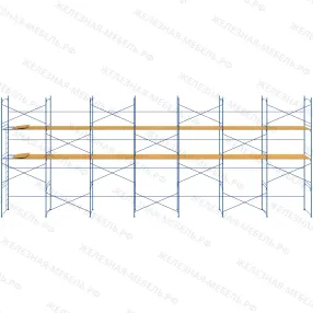 леса рамные строительные лрс-40 8х21 м (2 яруса с настилом)