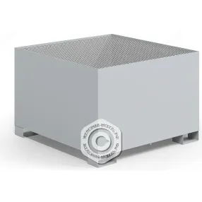 поддон металлический для одного еврокуба пде-01, 1380 литров