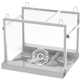 контейнер для 6-ти пропановых газовых баллонов кгб-06п