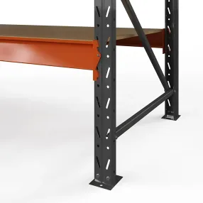 стеллаж оптима 3000х1530х785 (3 яруса, настил фанера)