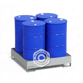 поддон для хранения 4-х бочек пдб-04п, настил пвл, ширина 1250