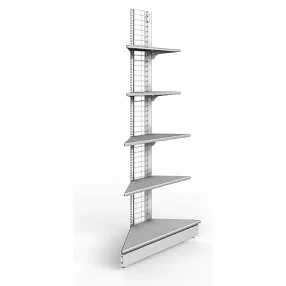 стеллаж-стойка торговый сетчатый угла внешнего