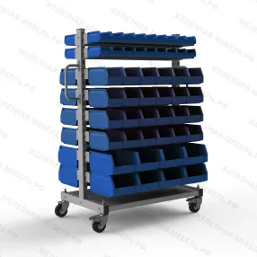 стеллаж мобильный №225 (1415х950х610)