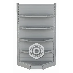 стеллаж торговый внутреннего угла 50 серия