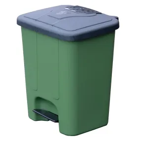 мусорный бак 25л. морозостойкий с крышкой, с педальным приводом, арт. sw-25