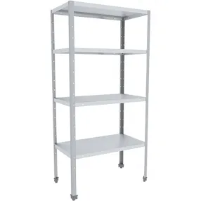 стеллаж металлический напольный для кухни стандарт скк-15/6 снк-с