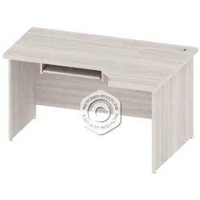 стол письменный угловой правосторонний оф-ст-101, ясень шимо светлый