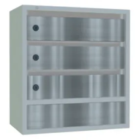 почтовый ящик «орион м» с дверцами из нержавеющей стали 3 секции