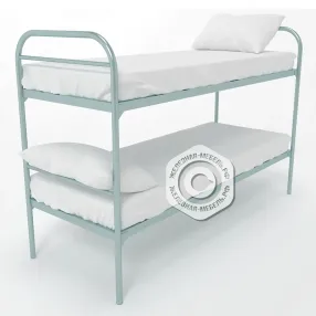 кровать металлическая двухъярусная «бюджет + 2» (700х1900, сетка 100х100, 2 перемычки)