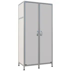 шкаф лабораторный для одежды стр мд-ал 108.03 (белый)