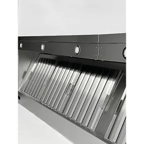 зонт вытяжной пристенный звпкп-07/10 с подсветкой