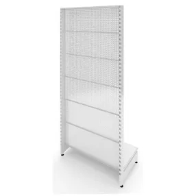 стеллаж торговый пристенный с перфорированной стенкой 50 серия