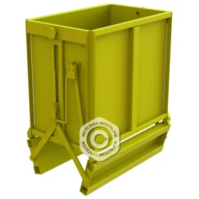 контейнер металлический с откидным дном кг м-349