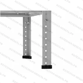 стеллаж everest perfo 2000х1000х400 (4 перфорированные полки)