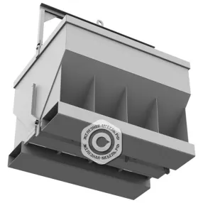 контейнер металлический с откидным дном кг м-315 для сыпучих грузов