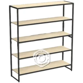 стеллаж рамочный с балками и настилом из лдсп 2000х500х1750 мм