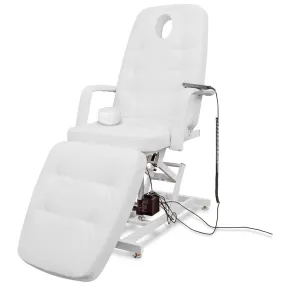 кресло косметологическое элегант 2 (2 электропривода) обивка премиум + отверстие для лица