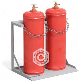 стойка для 2-х пропановых баллонов сгмп-02