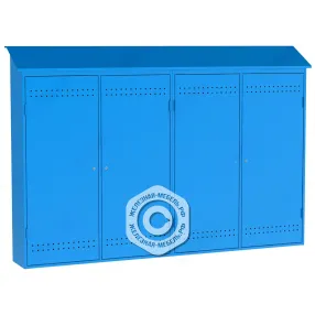 металлический шкаф для рампы о2 (2050х3000х400)