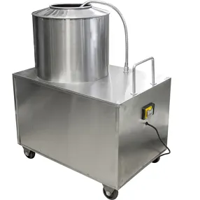 картофелечистка roal yq-350ss (480х710х885мм; 220в; 1,5квт; 12 кг, произв. 150-220кг/час, нерж.)