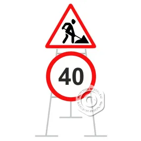 опора для двух знаков опс-2.000 сб