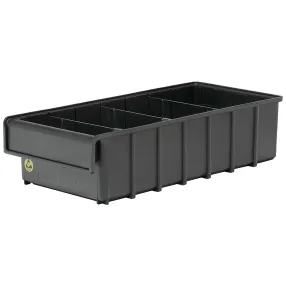 ящик пластиковый практик esd 400x185x100 антистатический