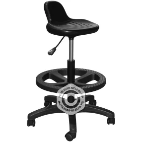 табурет лабораторный с полиуретановым сиденьем т10-в