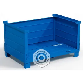 контейнер металлический складной с откидным бортом кгс-1200