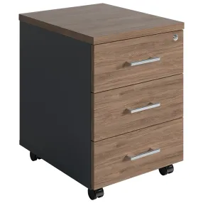 тумба выкатная npw-406 l3 тёмный орех/антрацит