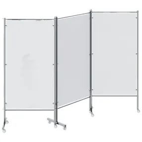 ширма медицинская 4hospitals мск-35303п трехсекционная из нержавеющей