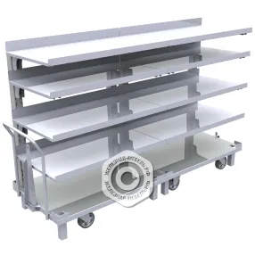 тележка консольная двойная (5 уровней) 1617х2586х828