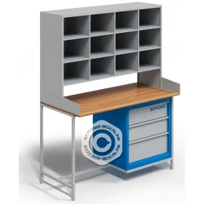 стол для сортировки почтовой корреспонденции 1552х1200х600